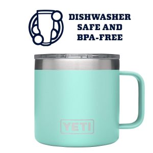 Yeti Rambler 14oz Mug Seafoam