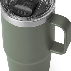 Yeti Rambler R 20oz Travel Mug Camp Green